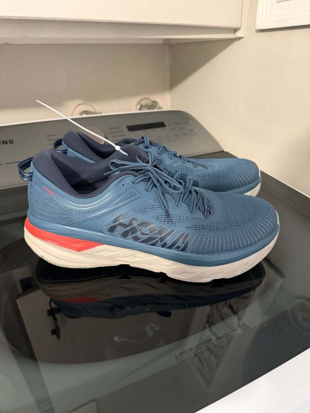 Hoka Bondi 7 Size 12 Real Teal Running Shoes